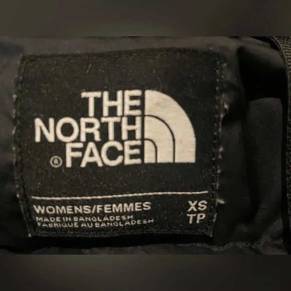 The North Face Parka XS Black Shavana Down Parka Coat with Suspenders - Picture 7 of 14